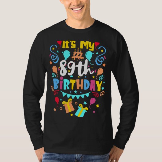 89誕生日。 Tシャツ (正面)