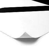 89620黒い矢印(下方向) ポスター (角)