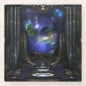 89-123-A9p2 Arsairian 7 Reporting Glass Coaster ガラスコースター (正面)