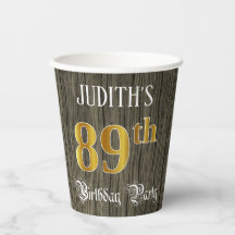 89th Birthday Party — フェイク金ゴールド&ウッドフェイク・ルックス