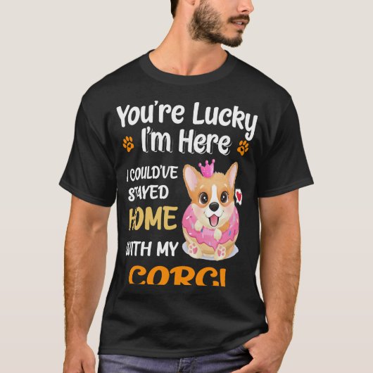 8 あなたはラッキー Tシャツ (正面)