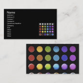 8 – カラフル光沢 名刺 (正面/裏面)