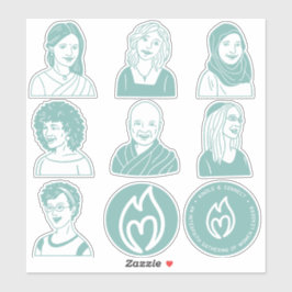 8"シートターコイズシール シール