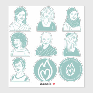 8"シートターコイズシール シール