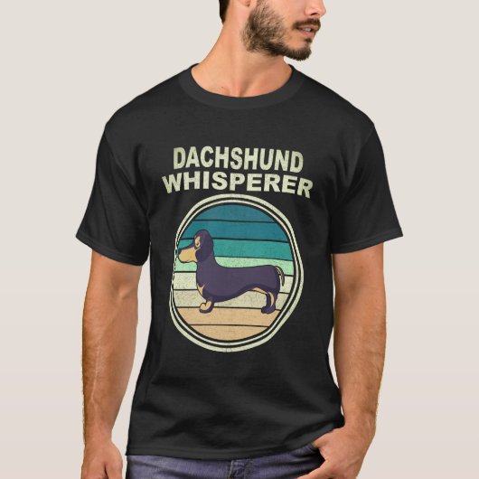 8 ダックスフント+ウィスパラー+ヴィンテージ Tシャツ (正面)