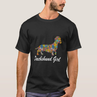 8 ダックスフンド ガール - 面白いダックスフンド 犬好き Tシャツ