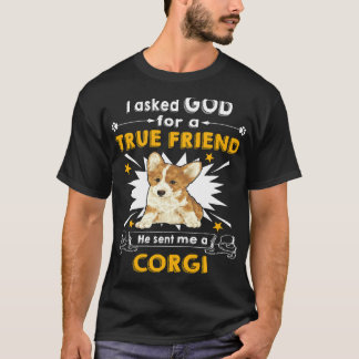8 彼は私にコーギー犬を送ってくれた Tシャツ