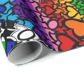 8 – 熟したレインボー同性愛者アリープライド角 ラッピングペーパー (ロールコーナー)