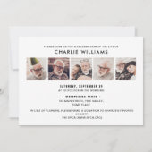 8 – 生活お祝い/葬儀/メモリアル 招待状 (裏面)