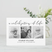 8 – 生活お祝い/葬儀/メモリアル 招待状 (スタンド正面)