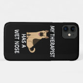 8 私のセラピストは濡れた鼻を持っている Case-Mate iPhoneケース (裏面(横))