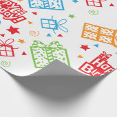 8-誕生日包装紙パターン ラッピングペーパー (角)