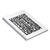 8 読言語リノプリントスパイラルフォトノートブック ノートブック (右側)