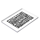 8 読言語リノプリントスパイラルフォトノートブック ノートブック (左側)