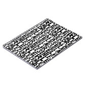 8 読言語リノプリントスパイラルフォトノートブック ノートブック (左側)