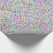 8,000男の子名単語検索パズル解決済み ラッピングペーパー (角)