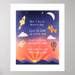 8×10 印刷 - 子供の毎晩の祈り ポスター