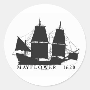 8 1620年のMayflower ラウンドシール