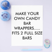 8.1/2 X 11フルサイズキャンディバーラッパー チラシ (シングル)