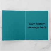 8 1/2" X 11"カスタマイズ可能な挨拶状、ペリカン カード (内部)