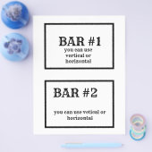 8 1/2 x 11"キャンディバーラッパ用フライヤー チラシ (シングル)