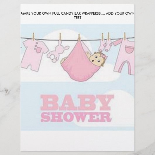 8.1/2X11フルサイズキャンディバー包装具 チラシ (正面)