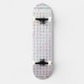 8 1/4" スケートボードデッキ (正面)