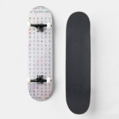 8 1/4" スケートボードデッキ (正面)