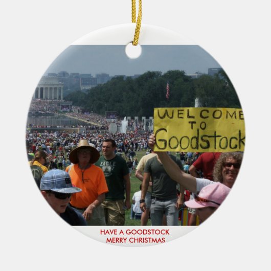 8-28-2010 Goodstockへの歓迎! 、GOODSTOを…持って下さい セラミックオーナメント (正面)