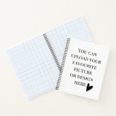 8.5インチx 11インチのスパイラルをパーソナライズ ノートブック (内部)