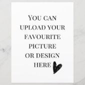 8.5インチx 11インチエンクロージャカードのパーソナライズ – ポートレート (正面)