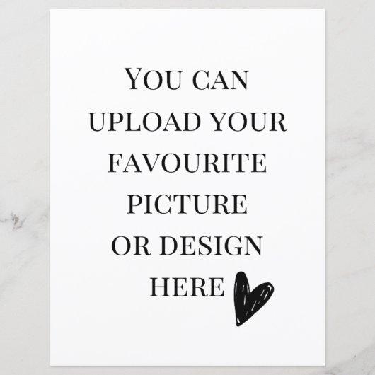 8.5インチx 11インチエンクロージャカードのパーソナライズ – ポートレート (正面)