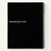 8.5インチx 11インチスパイラルノートブック ノートブック (裏面)