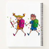 8.5インチx 11インチスパイラルノートブック ノートブック (裏面)