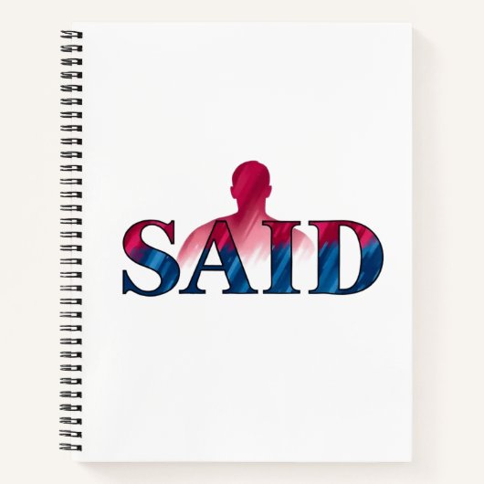 8.5インチx 11インチデラックススパイラルノートブック ノートブック (正面)