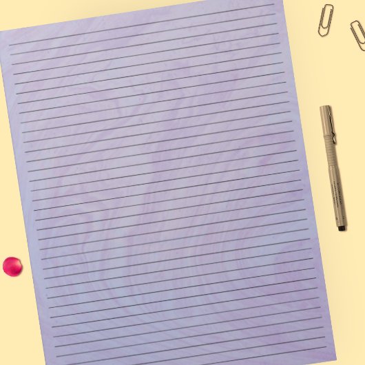 8.5インチx 11インチパープル大理石ブラックライニング大学の規則 ノートパッド