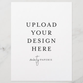 8.5インチx 11インチフライヤー チラシ