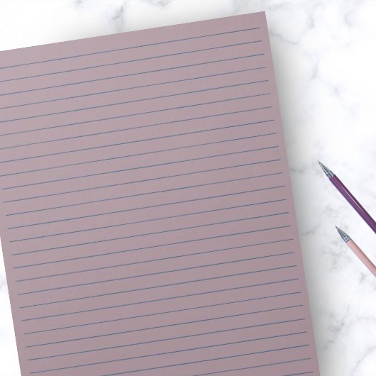 8.5インチx 11インチマ素朴ーブ(ブルーラインワイド規則) ノートパッド