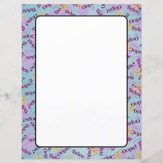 8.5インチx 11インチ紙固定式OOPS削除