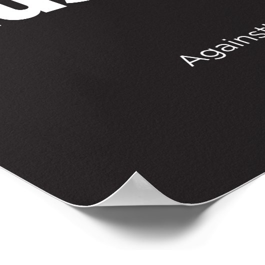 8.5インチx 11インチ、モスリムストップポスターのプロファイリング（マット） ポスター (角)