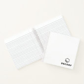 8.5インチx 8.5インチらせんノートブック ノートブック (内部)