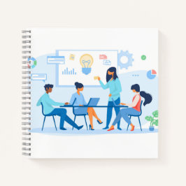 8.5インチx 8.5インチスパイラルノートブック ノートブック