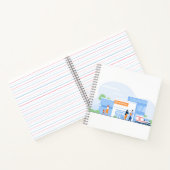 8.5インチx 8.5インチスパイラルノートブック ノートブック (内部)