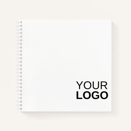 8.5インチx 8.5インチスパイラルノートブック ノートブック (正面)