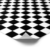 8.5インチx 8.5インチ、チェッカーボード16x16ポスター(マット) ポスター (角)