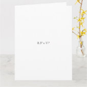 8.5"×11" カード (黄色い花)