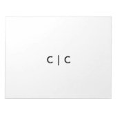 8.5"×11" ノートパッド (正面)