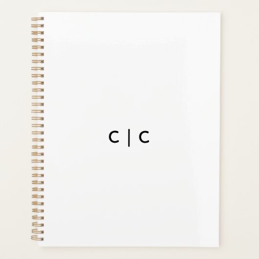 8.5"×11" プランナー手帳 (正面)