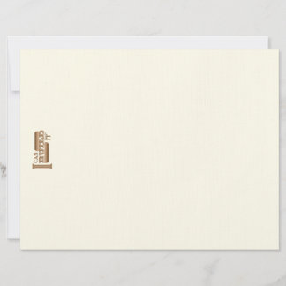 8.5"×11"レターヘッドと封筒 I Can Build It レターヘッド