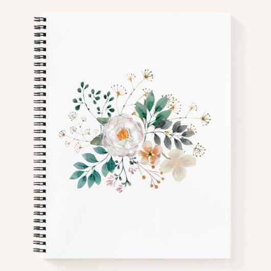 8.5 x 11ノートパソコンでアイディアを輝かせる ノートブック (正面)